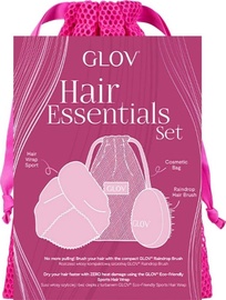 Matu kopšanas komplekts Glov Hair Essentials Set, rozā, 3 gab.
