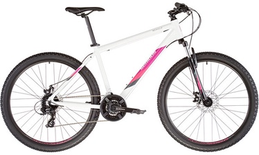 Velosipēds kalnu Serious Rockville, 27.5 ", 18" (46 cm) rāmis, balta/rozā