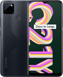 Mobiiltelefon Realme C21Y, must, 4GB/64GB