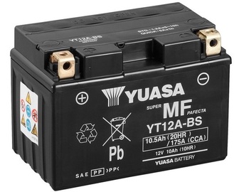 Аккумулятор Yuasa YT12A-BS, 12 В, 10 Ач, 175 а