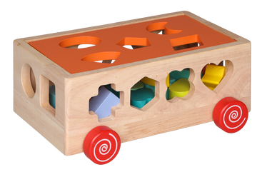 Attīstošās rotaļlietas Wooden Sorter 620158, daudzkrāsaina