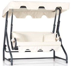 Aiakiik Kalune Design Morus, must/kreemjasvalge, 110 cm x 170 cm x 165 cm
