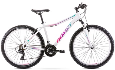 Velosipēds Romet Jolene 6.1, sievietēm, balta/zaļa, 26" (bojāts iepakojums)