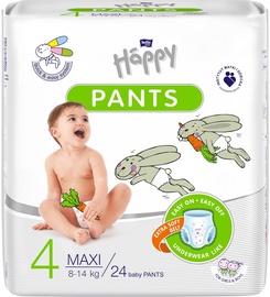 Sauskelnės Happy Pants Maxi, 4 dydis, 8 - 14 kg, 24 vnt.