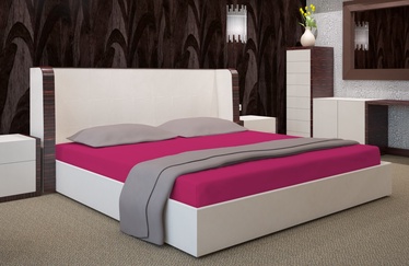 Voodilina PRZS-6, fuksia, 160 x 200 cm, 200 cm x 160 cm, kummiga