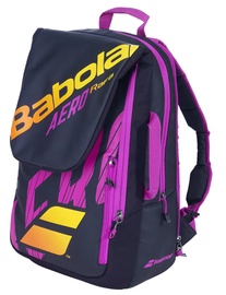 Sporta soma Babolat Pure Aero Rafa, melna/oranža/violeta, 32 l