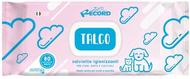 Niisked salvrätikud Record Talco, valge