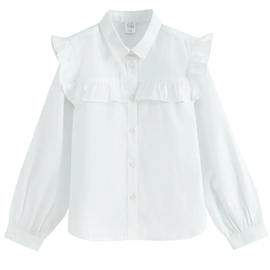 Krekls ar garām piedurknēm, meitenēm Cool Club CCG2720129, balta, 158 cm