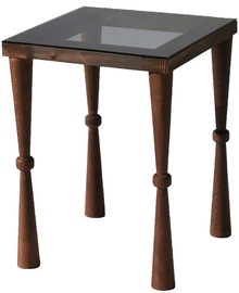 Журнальный столик Kalune Design Dolce, ореховый, 40 см x 40 см x 54 см