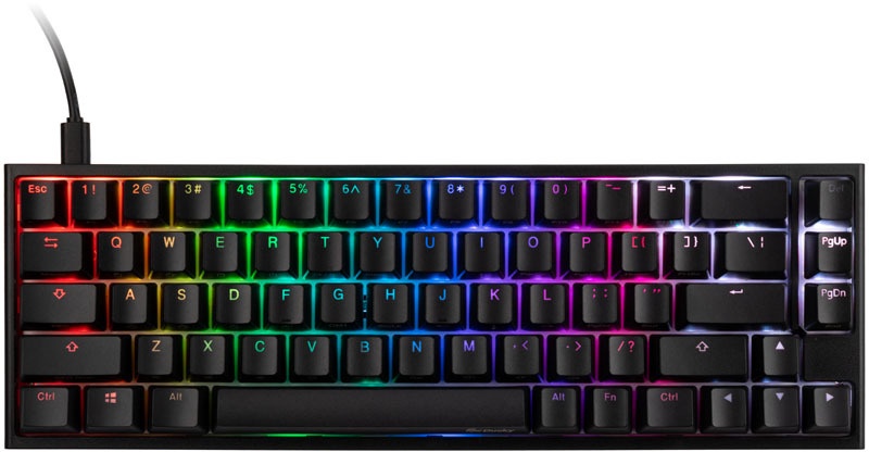 teclado gaming ducky one 2 rgb cherry red