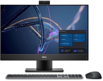 Стационарный компьютер Dell N009O7400AIO_VP, Intel® Core™ i5-12500, Intel UHD Graphics 770, 16 GB, 512 GB, черный, 23.8″ (поврежденная упаковка)