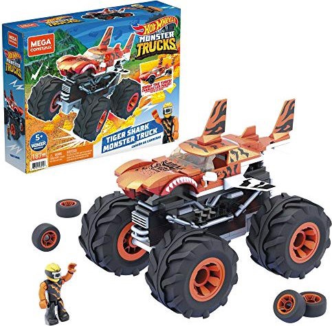 hot wheels monster truck tiger shark