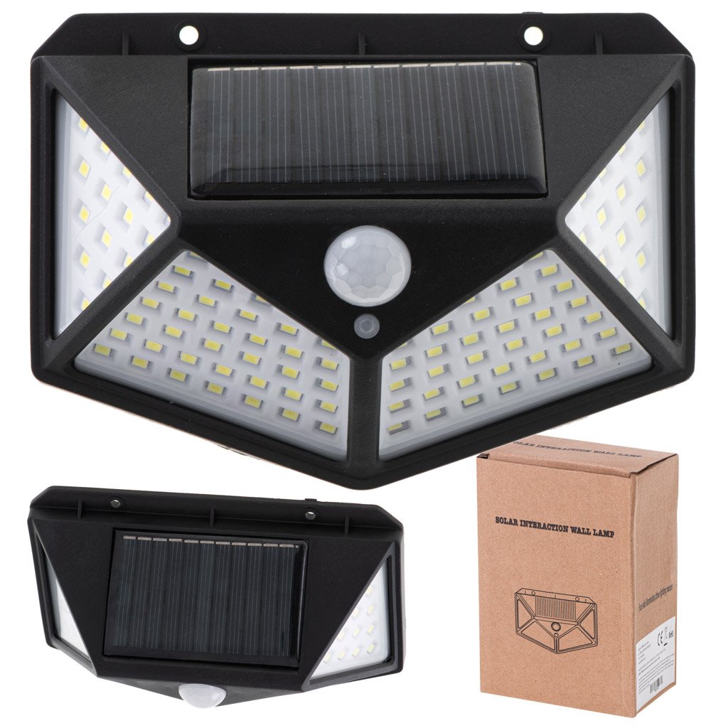 Lampa uz saules baterijām RoGer, IP55