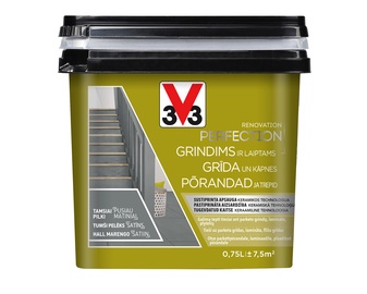 Grīdas krāsa V33 Renovation Perfection Floor, tumši pelēks, 0.75 l