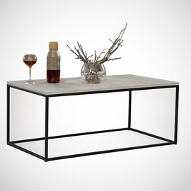 Журнальный столик Kalune Design Cosco, дубовый/светло-коричневый, 95 см x 55 см x 43 см