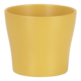 Puķu pods Scheurich Curcuma 62268, keramika, Ø 13 cm, dzeltena