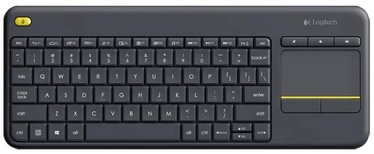 Клавиатура Logitech K400 Plus 920-007119 Английский (US), серый, беспроводная