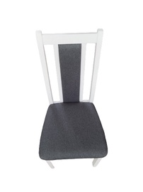 Стул для столовой MN Boss XIV, матовый, белый/серый, 40 см x 43 см x 94 см