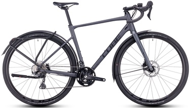 Velosipēds gravel Cube Nuroad Race FE, 28 ", XL rāmis, melna/pelēka