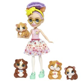 Lelle Mattel Enchantimals Glee Guinea Pig Family HHB84, 15 cm