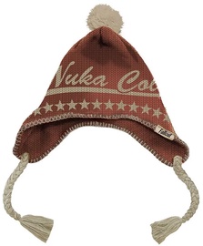 Žieminė kepurė su pašiltinimu, universalus Gaya Entertainment Beanie Fallout Headflap Nuka Cola, ruda