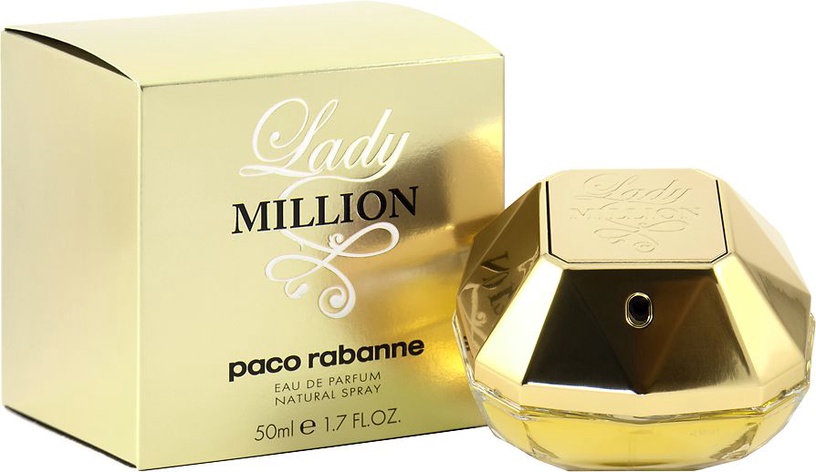 Парфюмированная вода Paco Rabanne Lady Million, 50 мл