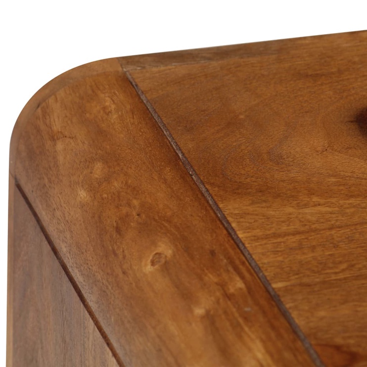 Kafijas galdiņš VLX Solid Sheesham Wood, brūna, 950 mm x 400 mm x 450 mm