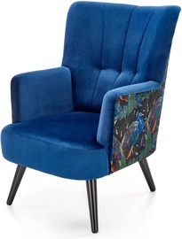 Fotelis Pagoni, mėlynas, 82 cm x 67 cm x 95 cm