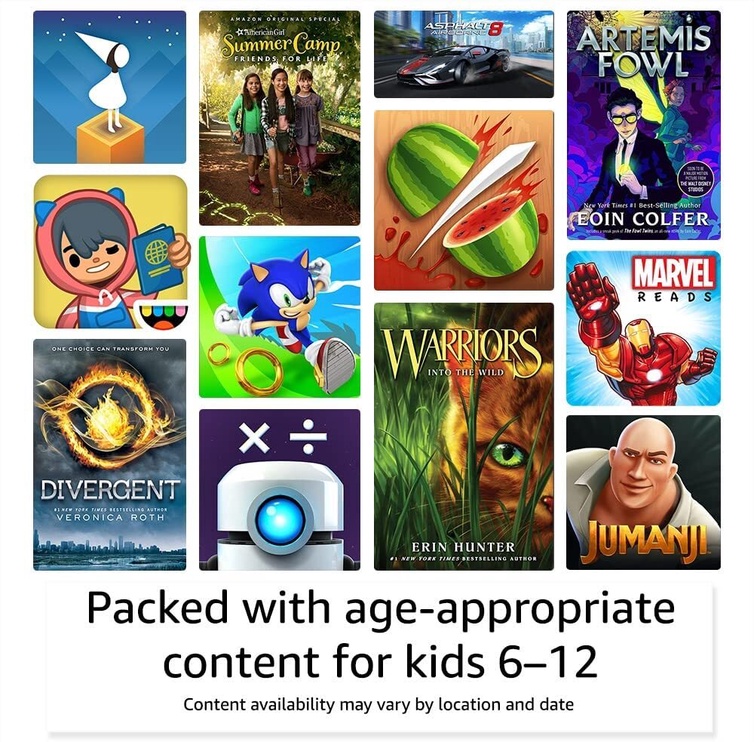 Tahvelarvuti Amazon Fire HD 8 Kids Pro, must, 8", 2GB/32GB