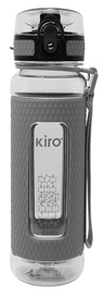 Ūdens pudele Kiro KI5044GR, pelēka, tritāns, 0.45 l
