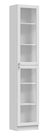 Шкаф-витрина Top E Shop Pafos W40 2S, белый, 31 см x 40 см x 200 см