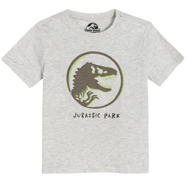 T krekls ar īsām piedurknēm, zēniem/mazuļiem Cool Club Jurassic World LCB2601358, gaiši pelēka, 98 cm