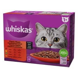 Влажный корм для кошек Whiskas Meat set, 0.085 кг, 12 шт.