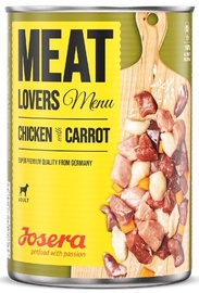 Šlapias šunų maistas Josera Meat Lovers Chicken with Carrot, vištiena/mėsa/morkos, 0.8 kg