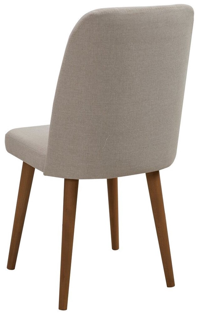 Ēdamistabas komplekts Kalune Design Vina 1005, krēmkrāsas/valrieksts