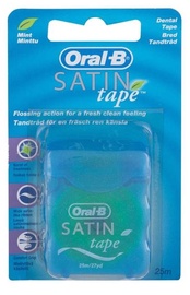 Зубная нить Oral-B Satin Tape, 25 м