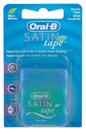 Dantų siūlas Oral-B Satin Tape, 25 m