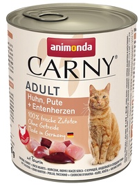 Влажный корм для кошек Animonda Carny Adult, курица/индюшатина/мясо утки, 0.8 кг
