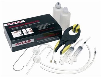 Bremžu atgaisošanas komplekts Cyclo Universal Brake Bleeder Kit CYC-6327, plastmasa, balta