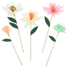 Декорация Meri Meri Decorative Sticks Flower Garden, многоцветный, 10 шт.