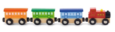 Transporta rotaļlietu komplekts VIGA Train Set Accessory Classic Train 50819, daudzkrāsaina