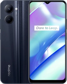 Mobiiltelefon Realme C33, must, 4GB/64GB