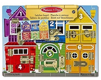 Развивающая доска Melissa & Doug Latches Board 1110118, 1.1 см, многоцветный