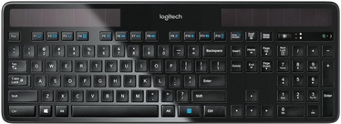 Клавиатура Logitech K750 Английский (US), черный, беспроводная