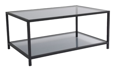 Kafijas galdiņš Kalune Design Astro, melna, 90 cm x 60 cm x 40 cm