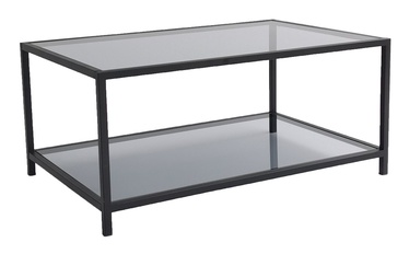 Kafijas galdiņš Kalune Design Astro, melna, 900 mm x 600 mm x 400 mm