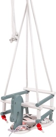 Koka šūpoles 4IQ Swings, balta/pelēka