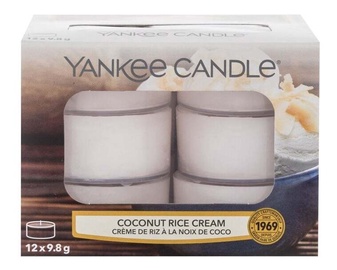Küünal teeküünal Yankee Candle Coconut Rice Cream, 4 - 6 h, 117.6 g, 12 tk