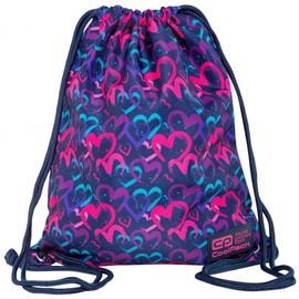 Apavu soma CoolPack Drawing Hearts, zila/rozā/violeta