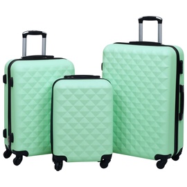 Koferu komplekts VLX, zaļa, 480 x 280 x 760 mm
